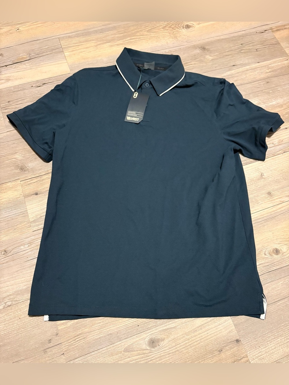 VRST short sleeve polo large navy blue new with tags